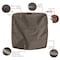 Classic Accessories Ravenna Water-Resistant 21x21x3" Patio Seat Cushion Cover, Dark Taupe 60-424-015101-RT - alternate 9